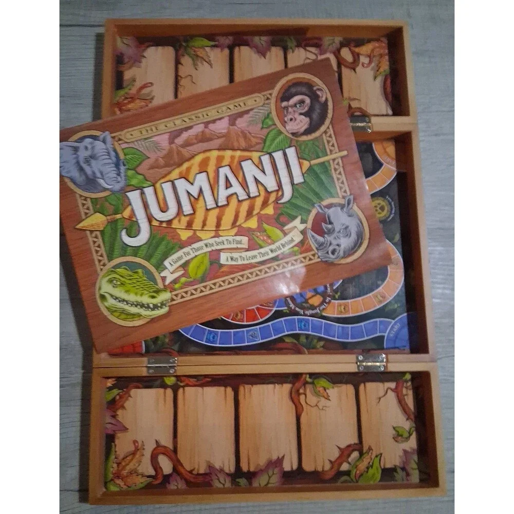 Wooden Jamanji Board game like new